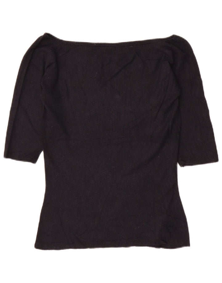 Γυναικεία μπλούζα Marks & Spencer Top UK 12 Medium Black Viscose