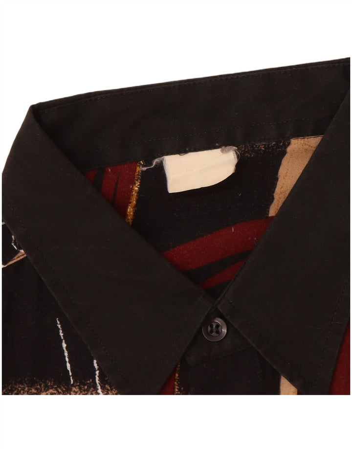 VINTAGE Ανδρικό πουκάμισο με αφηρημένο σχέδιο XL Πολύχρωμο