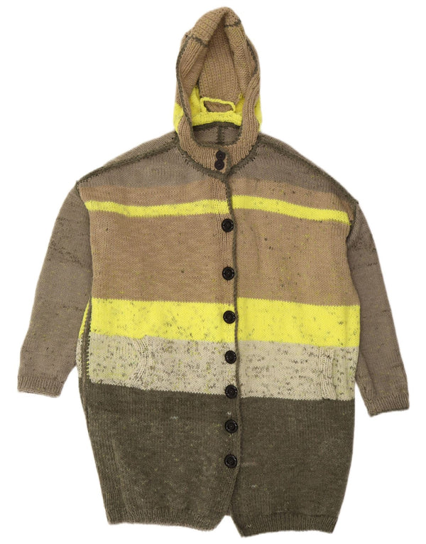 Vintage γυναικείο oversized Longline ζακέτα UK 20 2XL Πολύχρωμο