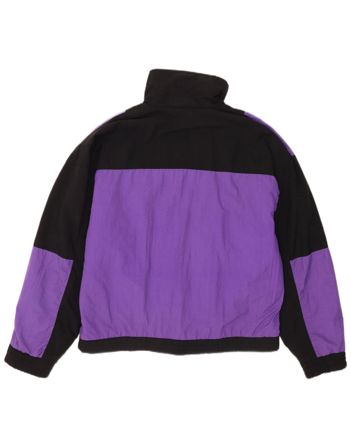 Vintage Ανδρικό Μπουφάν Anorak UK 40 Large Purple Colourblock