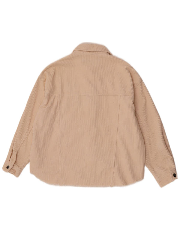 Zara Γυναικείο Κοτλέ Μπουφάν UK 6 XS Μπεζ
