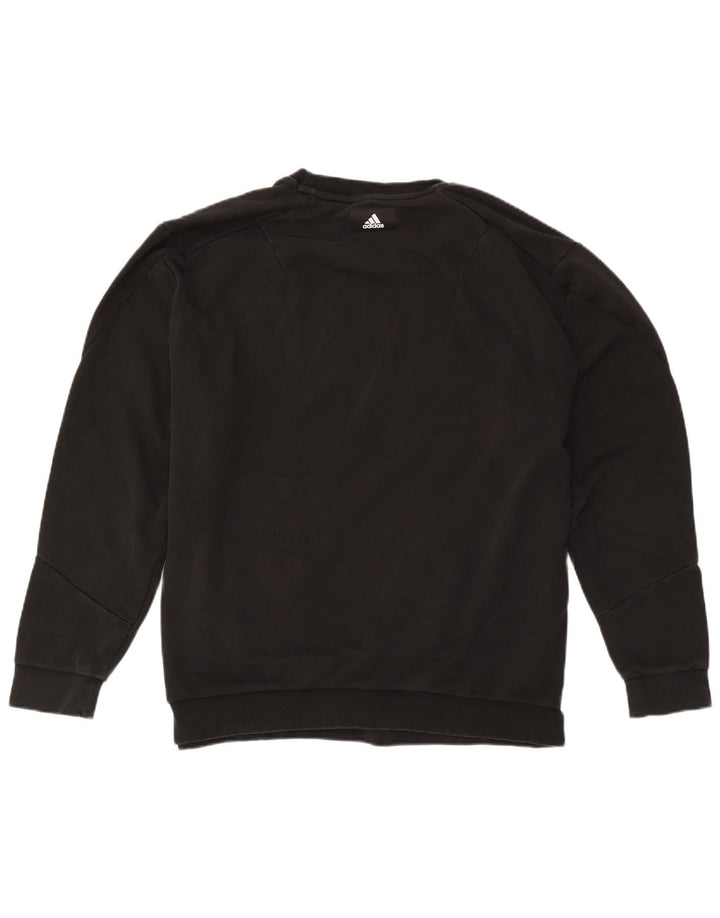 Ανδρικό γραφικό φούτερ Adidas Jumper XL Μαύρο βαμβακερό
