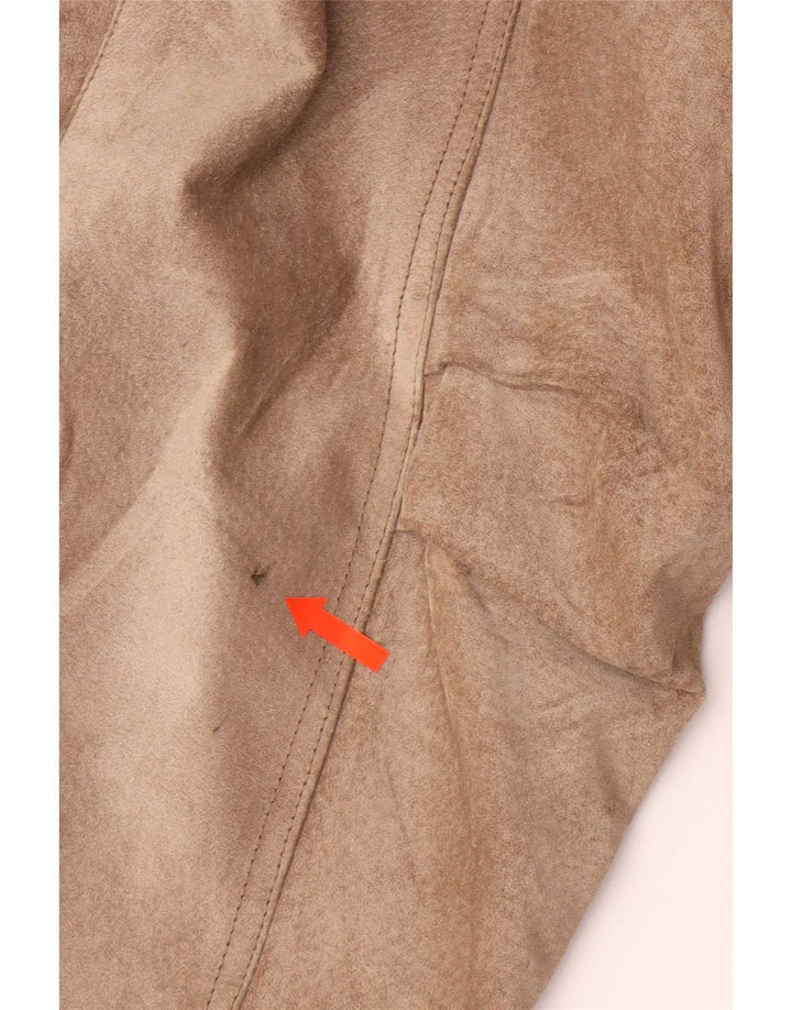 Bagatelle γυναικείο σουέτ πανωφόρι US 10 Large Brown Δερμάτινο