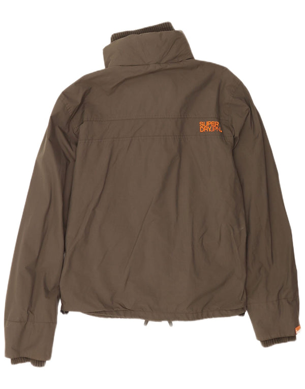 Superdry γυναικείο μπουφάν βροχής UK 18 XL Khaki Nylon