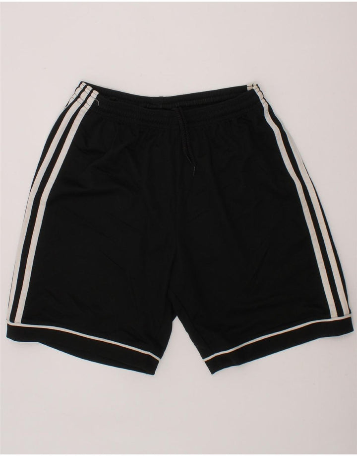 ADIDAS Boys Climalite Sport Shorts 13-14 Years  Black Polyester Vintage Adidas and Second-Hand Adidas from Messina Hembry 