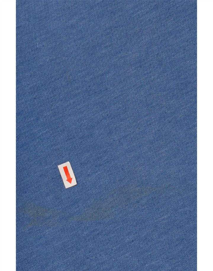 Ανδρικό γραφικό κουκούλα Superdry, μεγάλο μπλε βαμβακερό
