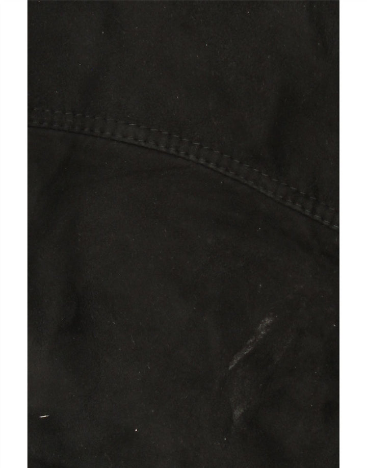 Vintage Ανδρικό Shearling Jacket IT 50 Large Black Shearling