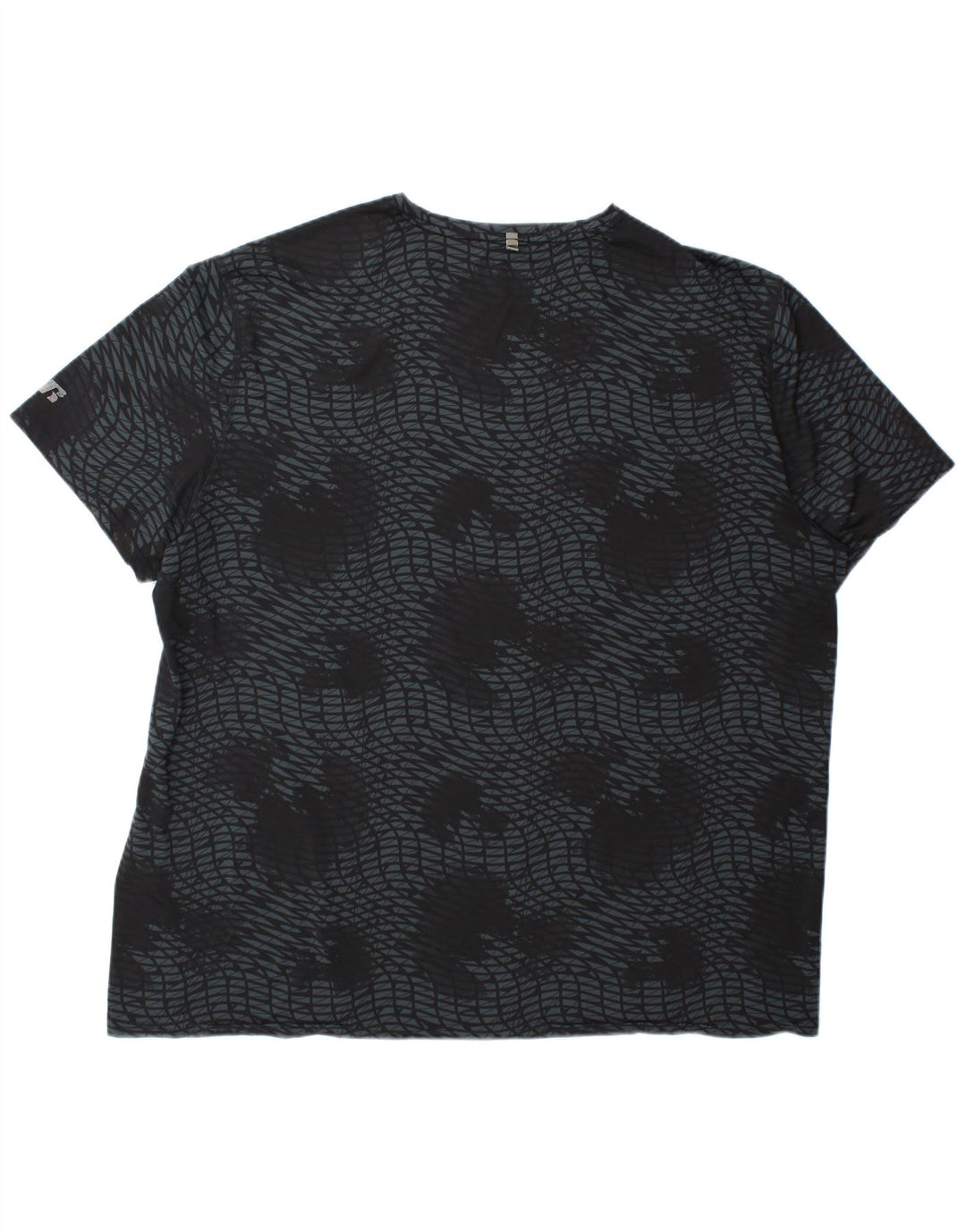 RUSSELL ATHLETIC Ανδρικό T-Shirt Dri-Power Top 2XL Γκρι γεωμετρικό πολυεστέρα