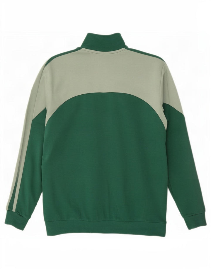 Ανδρική φόρμα Adidas Top Jacket Βαμβακερό μεσαίο πράσινο χρώμα