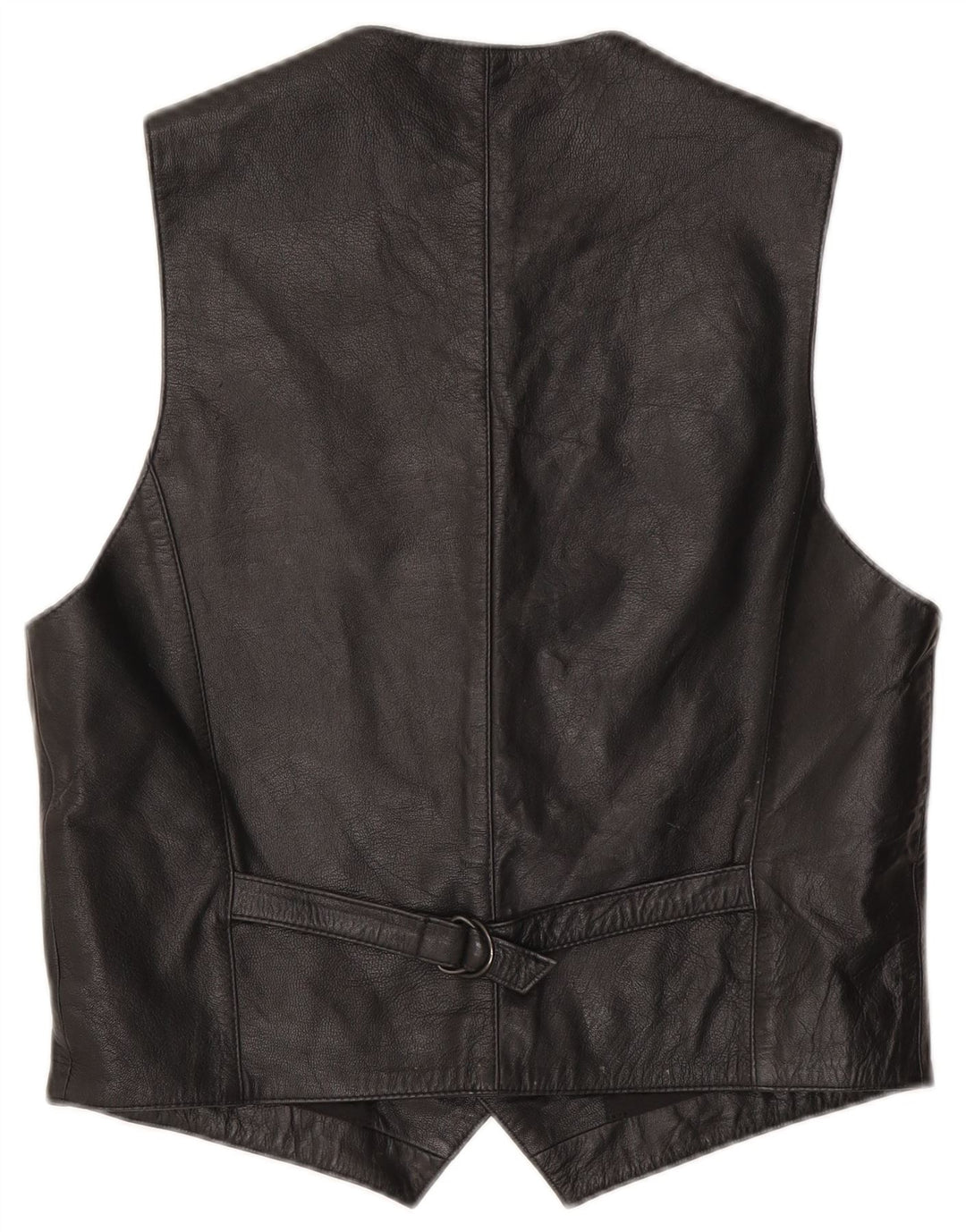 Vintage Ανδρικό Δερμάτινο Γιλέκο IT 50 Medium Μαύρο