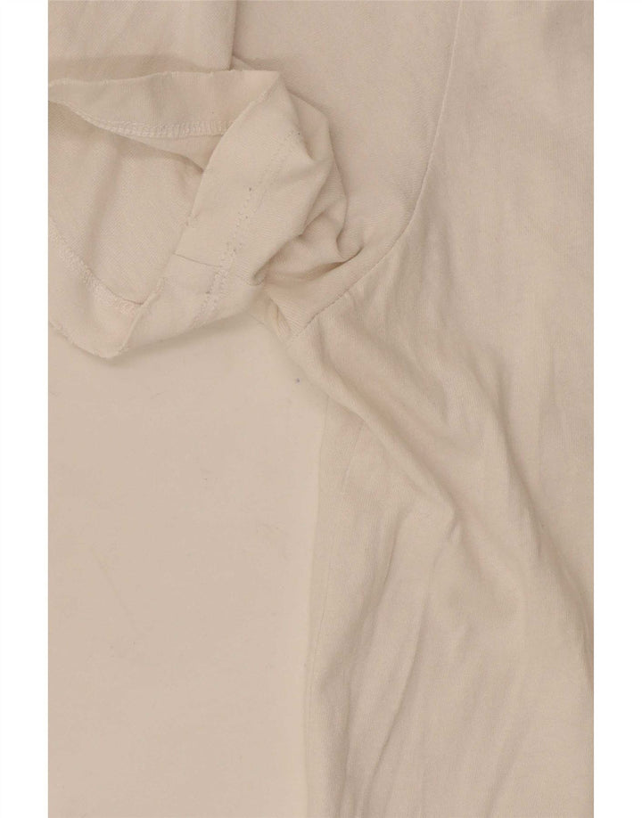 Ανδρικό γραφικό T-Shirt Replay Top από μεσαίο λευκό βαμβακερό