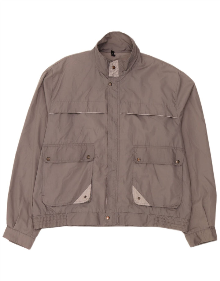 Ανδρικό μπουφάν C & A Bomber IT 58 4XL Grey Colourblock Polyester