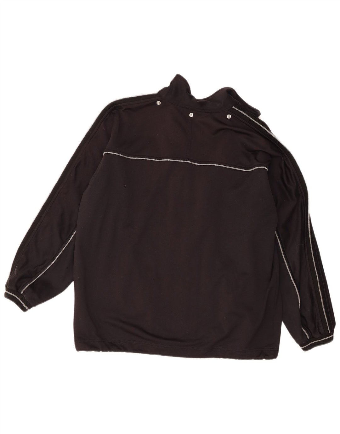 Champion Womens Oversized αθλητική φόρμα Top Jacket UK 10 Small Black Polyester