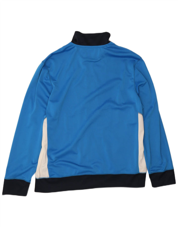 Ανδρική φόρμα Lotto Top Jacket 3XL Blue Colourblock Polyester