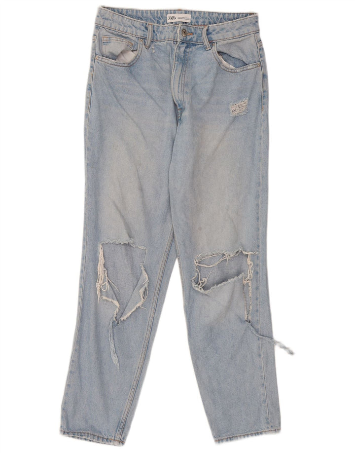Zara Γυναικείο Ψηλόμεσο Τζιν EU 40 Medium W30 L27 Μπλε
