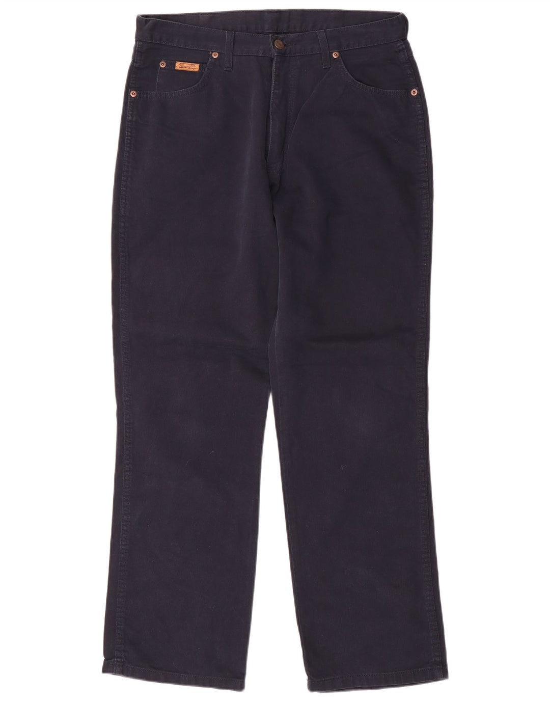 WRANGLER Ανδρικό Ohio ίσιο casual παντελόνι W34 L30 Navy Blue Cotton