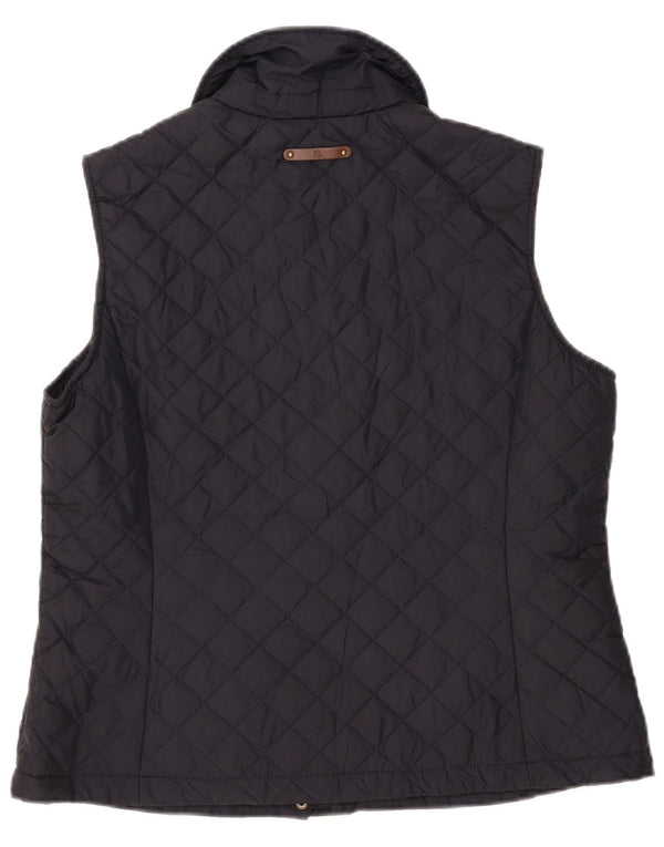 Ralph Lauren Γυναικεία καπιτονέ Gilet UK 16 Large Navy Blue Polyester