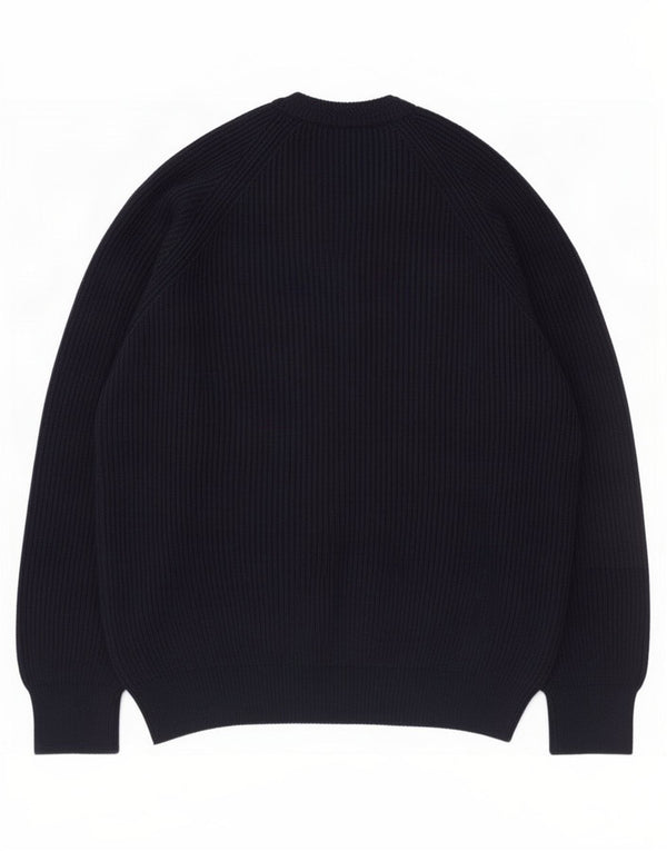 Ανδρικό πουλόβερ Navigare Crew Neck Jumper Μαλλί μεσαίο Navy Navy