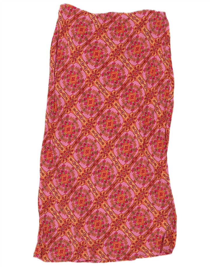 BILLABONG Γυναικεία ίσια φούστα Small W27 Pink Floral Viscose