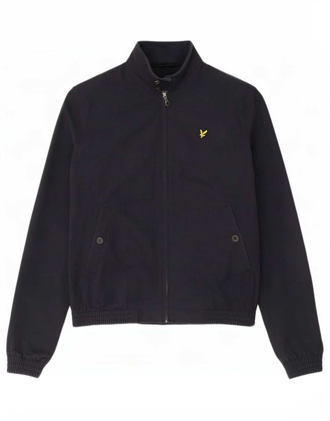 Lyle & Scott Ανδρικό Bomber Jacket UK 40 Large Navy Blue Cotton