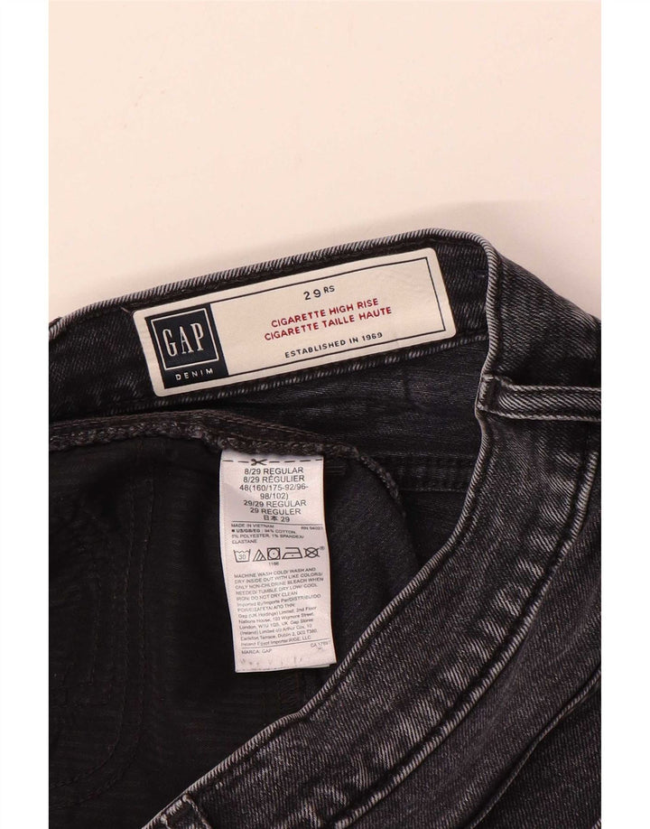 Gap Γυναικείο Τσιγάρα Ψηλό ψηλό Slim Jeans W29 L27 Γκρι βαμβακερό