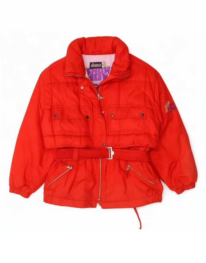 Nordica Γυναικεία κουκούλα Oversized Ski Jacket IT 44 Medium Red Polyester