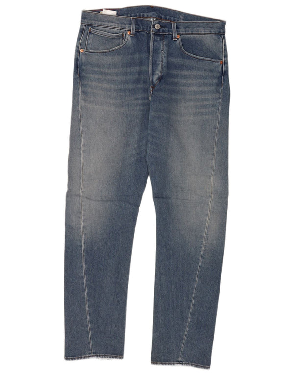 Levi's Mens 502 Tapered Jeans W33 L32 Blue Cotton