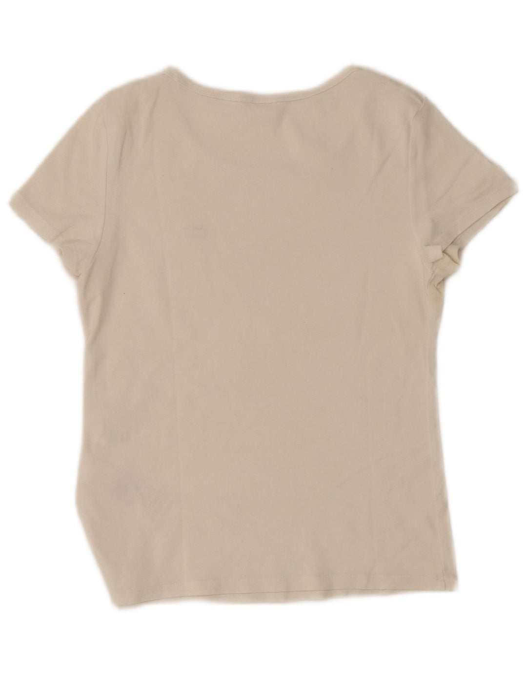 Γυναικείο T-Shirt Levi's Top UK 12 μεσαίο λευκό βαμβακερό