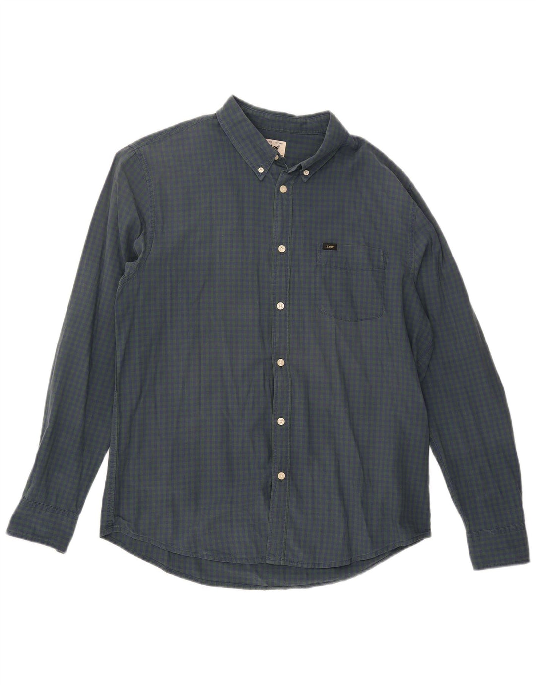 Ανδρικό Lee Checked Classic Fit Shirt XL Green Gingham