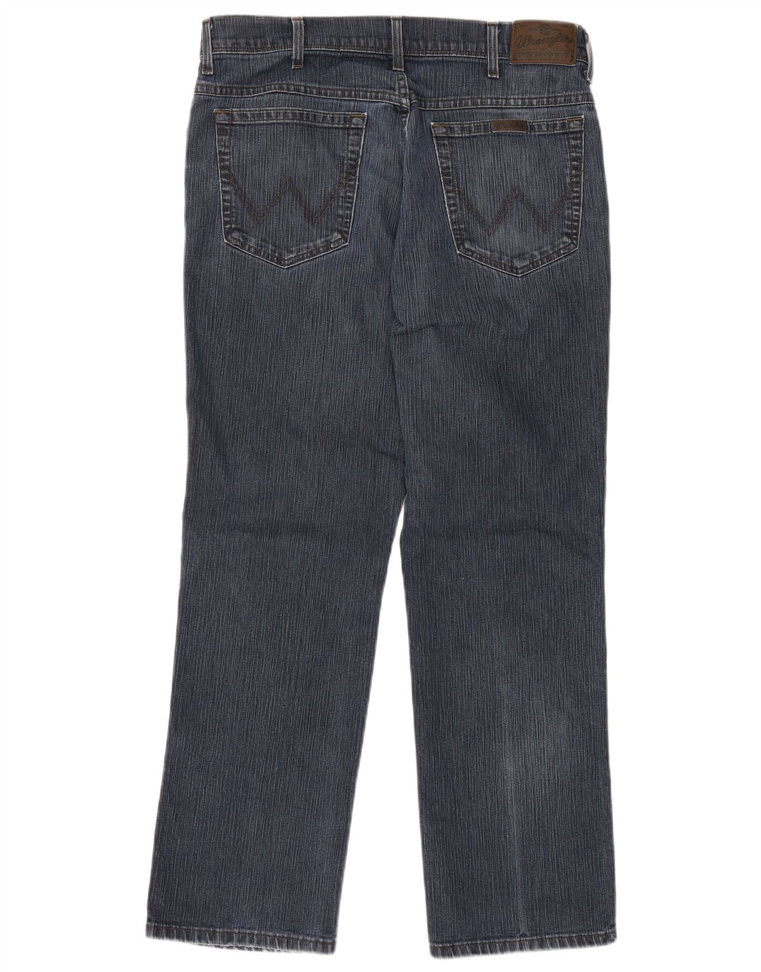 WRANGLER Mens Regular Fit Straight Jeans W36 L30 Blue Cotton