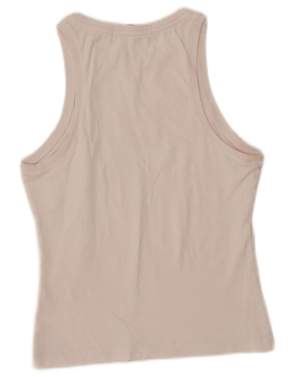 CALVIN KLEIN JEANS Γυναικείο Crop Graphic Vest Top UK 6 XS White