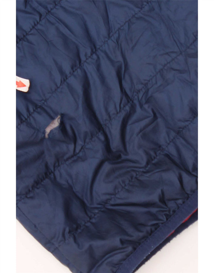 Ανδρικό μπουφάν με κουκούλα Umbro UK 40 μεγάλο μπλε πολυεστέρας