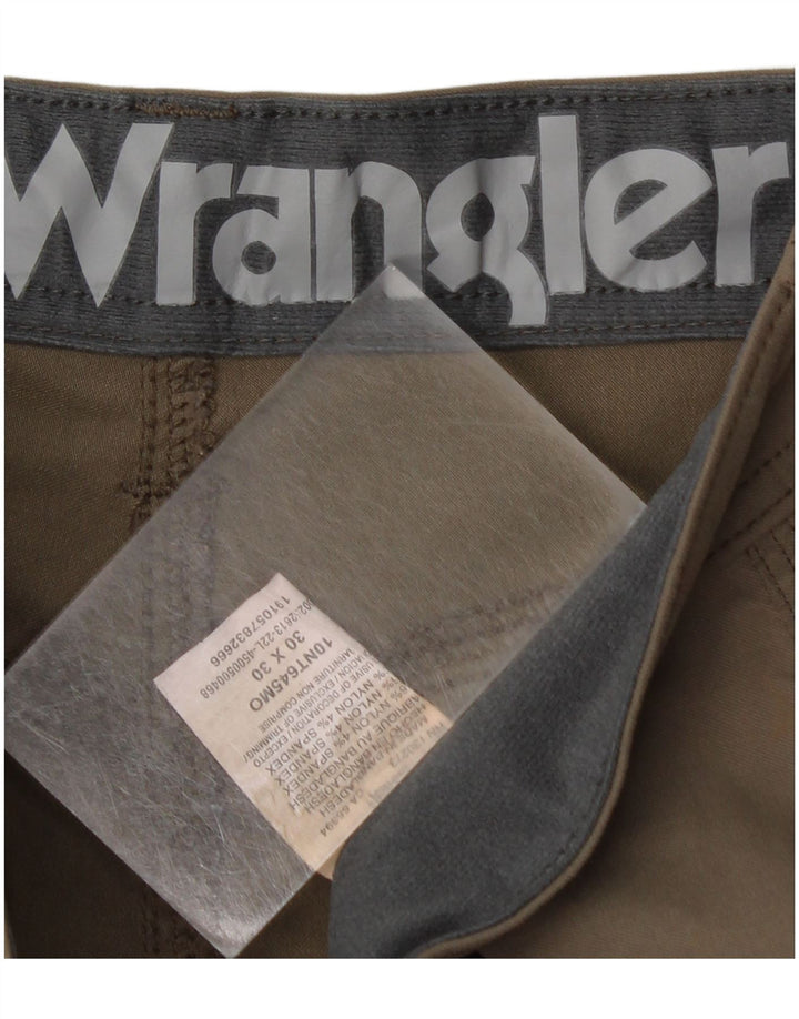 Ανδρικό παντελόνι Wrangler Straight Cargo W30 L30 Khaki Nylon