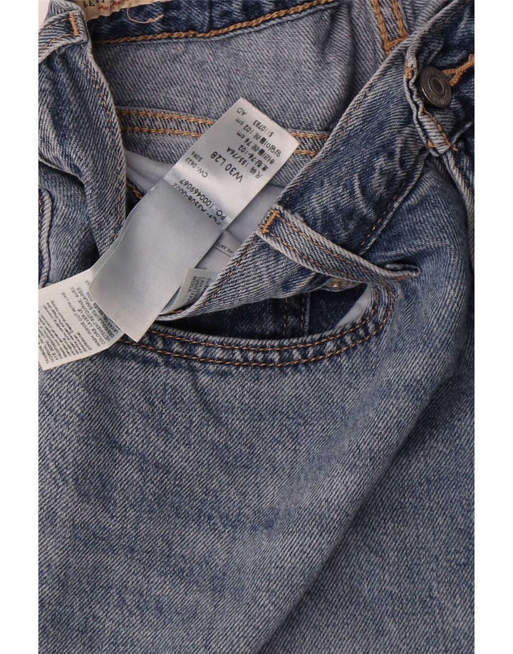 Γυναικείο τζιν Levi's Tapered W30 L28 Blue Cotton