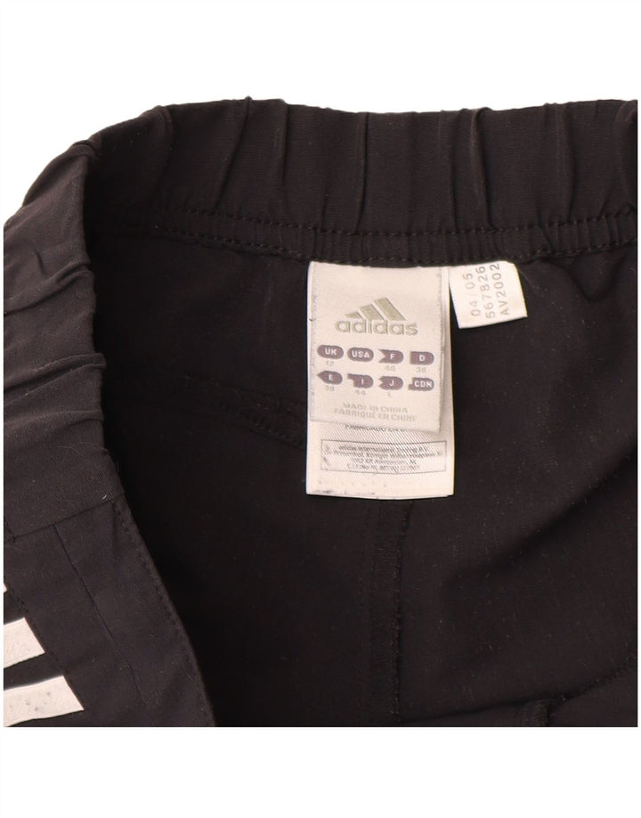 Γυναικεία αθλητική φόρμα ADIDAS Climalite UK 12 Medium Black Nylon