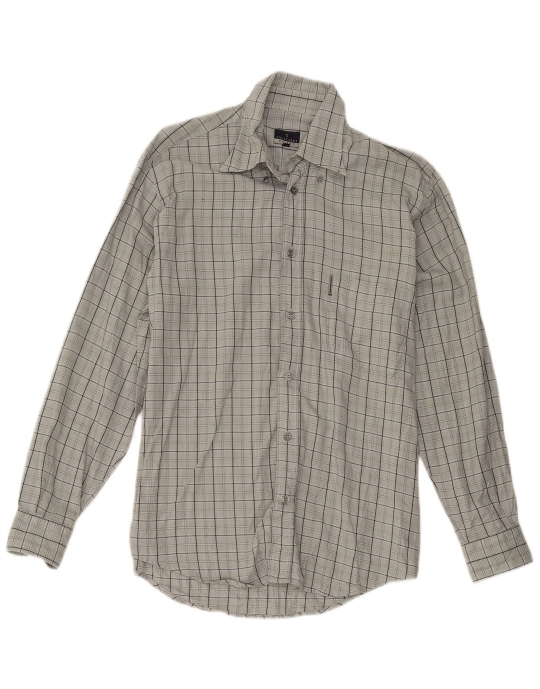 Ανδρικό πουκάμισο Trussardi με μεσαίο γκρι Check