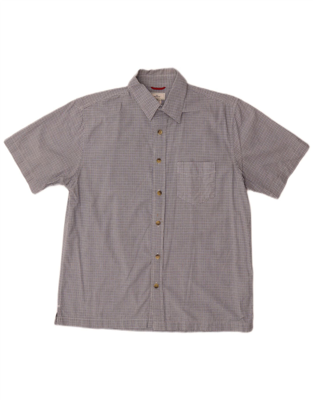 Ανδρικό κοντομάνικο πουκάμισο DOCKERS, μεσαίο μπλε βαμβακερό