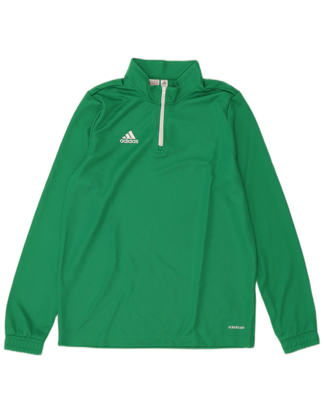 ADIDAS Boys Aeroready Φόρμα πουλόβερ με φερμουάρ 13-14 ετών Πράσινο