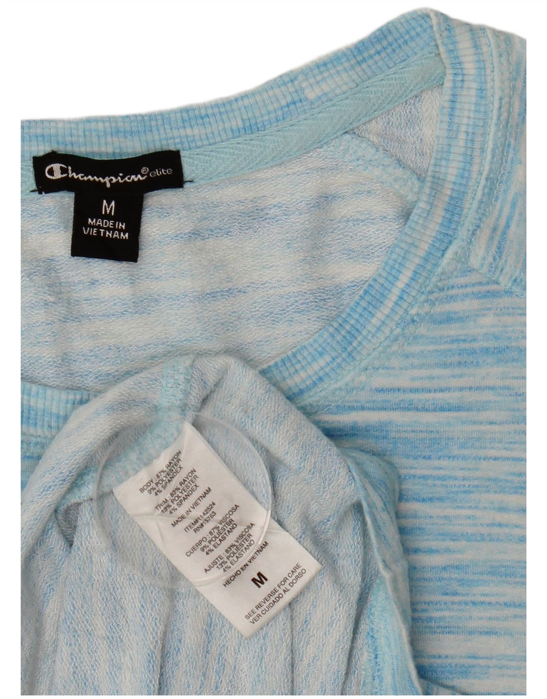 CHAMPION Γυναικεία φούτερ Jumper UK 14 Medium Blue Flecked Rayon