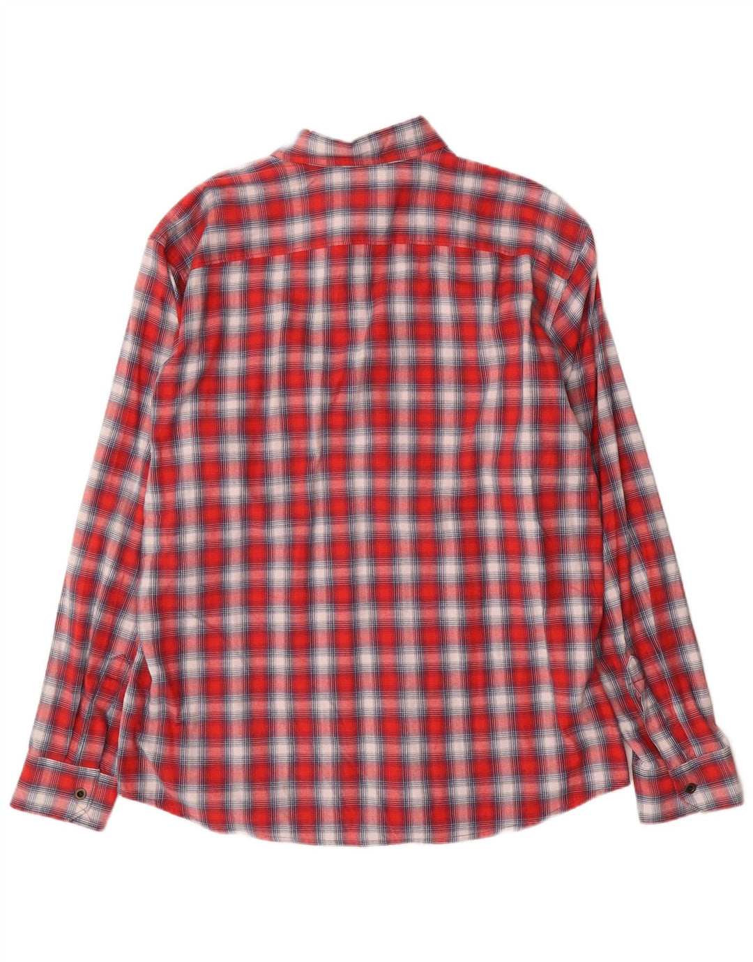 Ανδρικό πουκάμισο Wrangler Western Flannel XL Red Check Cotton