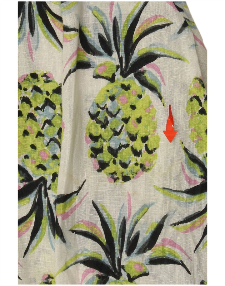 BODEN Γυναικείο πουκάμισο Longline με αφηρημένο σχέδιο UK 8 Small Green