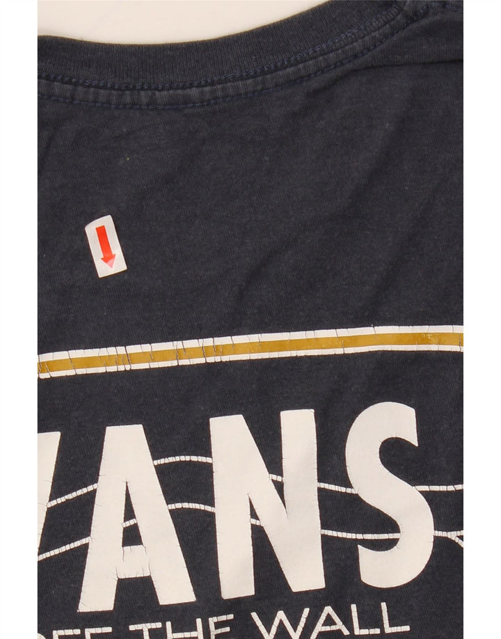 Ανδρικό γραφικό T-Shirt VANS Top Medium Navy Blue