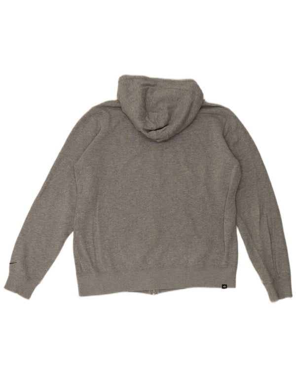 Γυναικείο πουλόβερ Nike με φερμουάρ UK 18 XL γκρι βαμβακερό