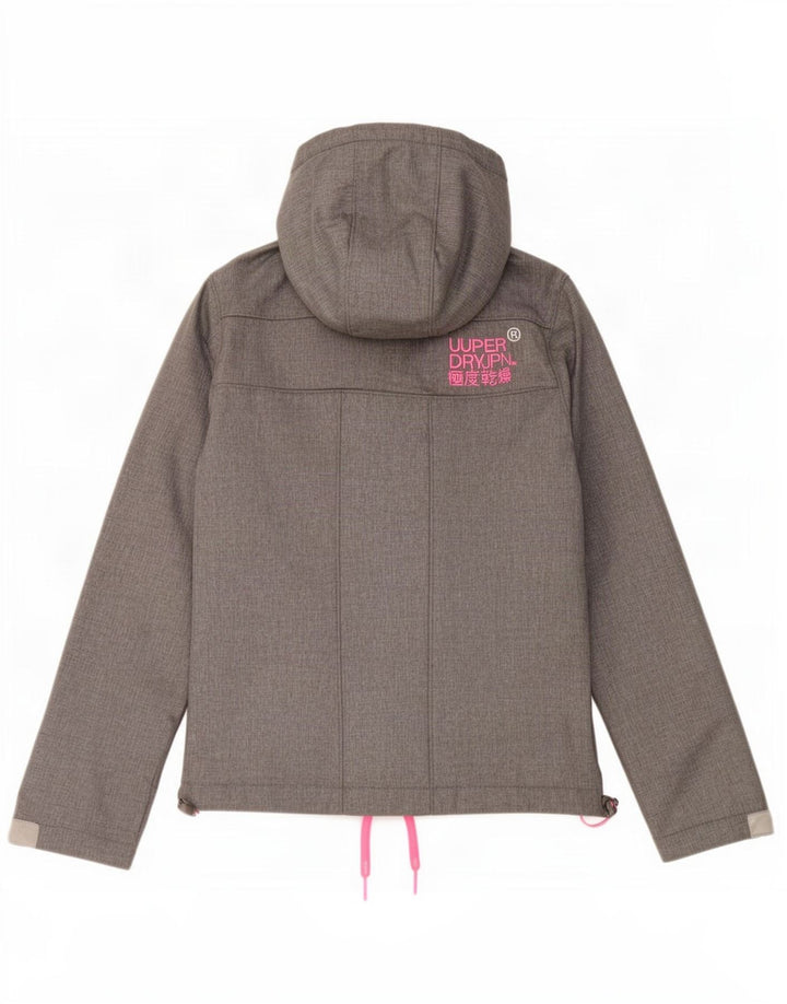 Superdry Γυναικείο Μπουφάν Windtrekker Graphic Windbreaker UK 10 Small Grey