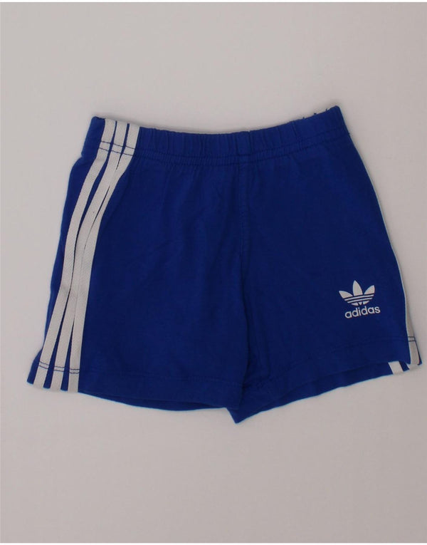 Αθλητικό σορτς ADIDAS Baby Boys 6-9 μηνών μπλε βαμβακερό