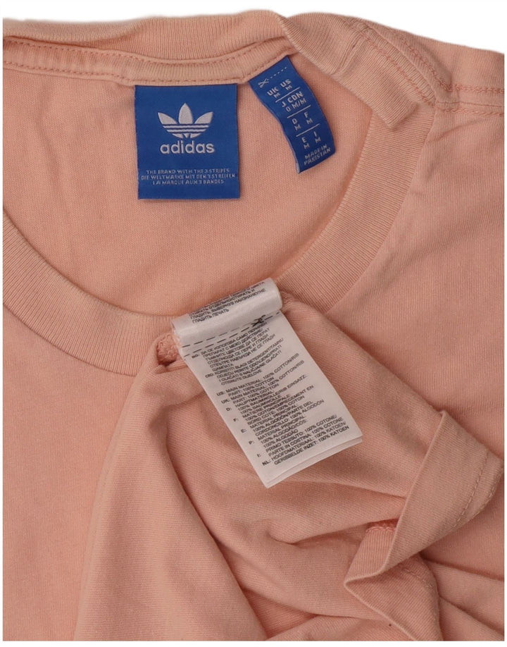 Ανδρικό γραφικό T-Shirt Adidas Top Μεσαίο Ροζ Βαμβακερό
