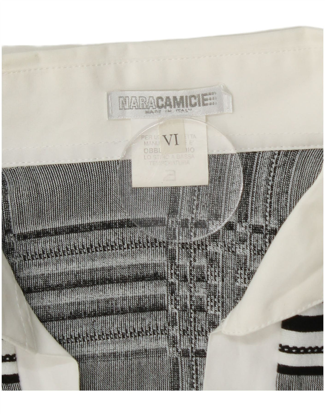 NARACAMICIE Γυναικείο πουκάμισο με διπλό στήθος Μπλούζα UK 14 Μεσαίο γκρι τσεκ