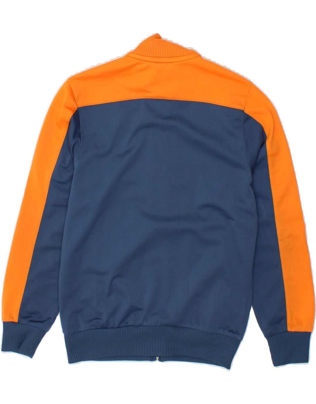 PUMA Boys Graphic Tracksuit Top Jacket 9-10 Years Medium Blue Colourblock Vintage Puma and Second-Hand Puma from Messina Hembry 