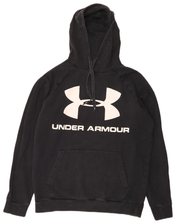 Under Armour Mens Graphic Hoodie Jumper Μεσαίο Μαύρο