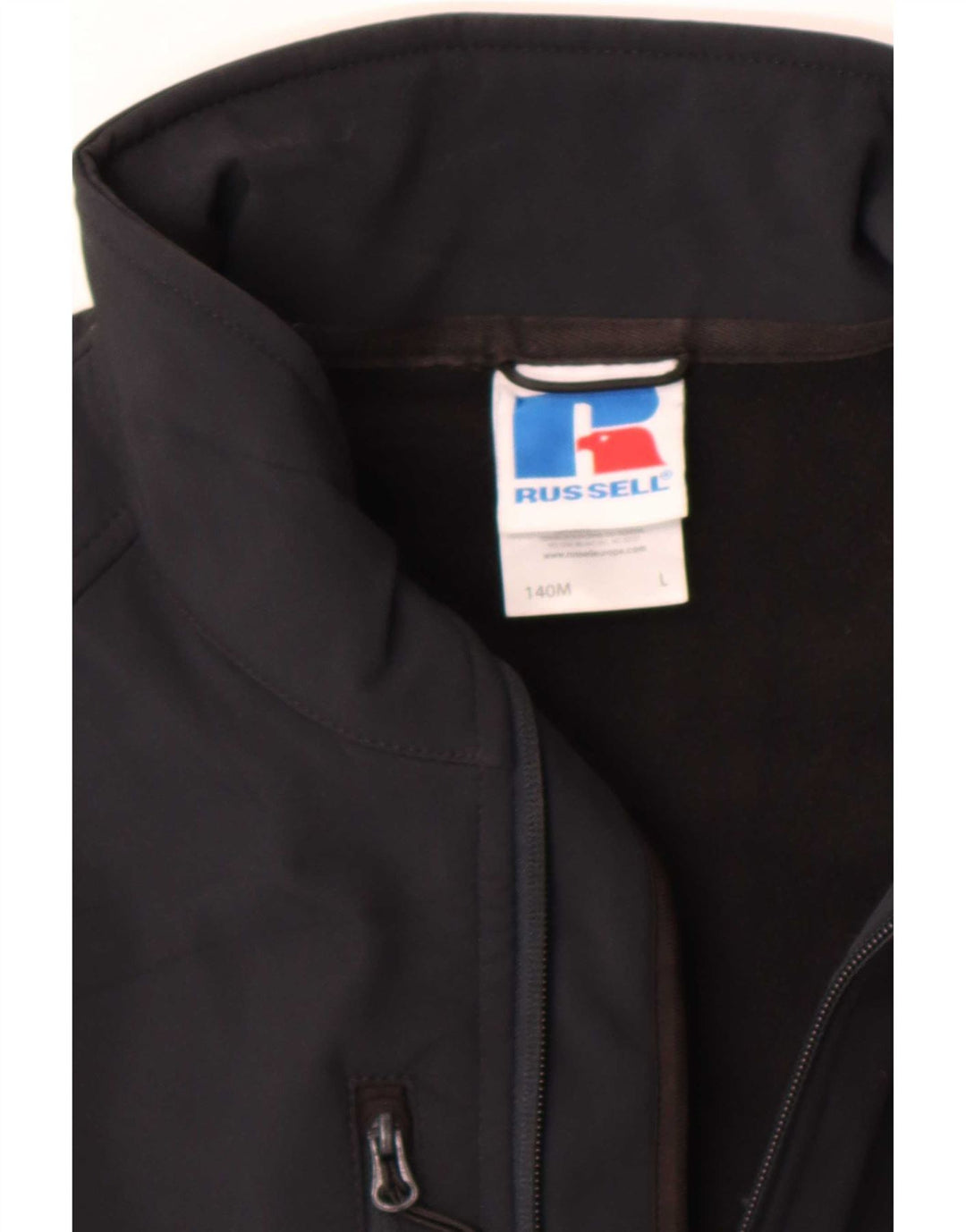Russell Athletic Ανδρικό Ανεμοδράστη Μπουφάν UK 40 Large Black Polyester